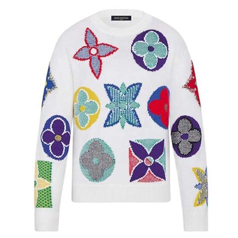 louis vuitton multicolor monogram sweater|lv monogram jumper.